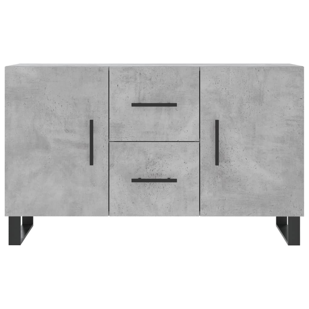 vidaXL Komoda, szarość betonu, 100x36x60 cm, materiał drewnopochodny