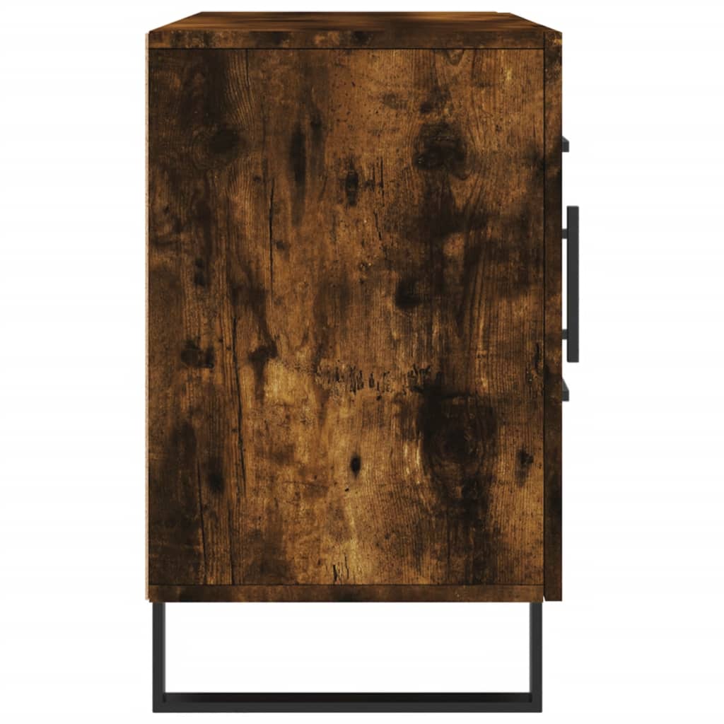 vidaXL Komoda, przydymiony dąb, 100x36x60 cm, materiał drewnopochodny