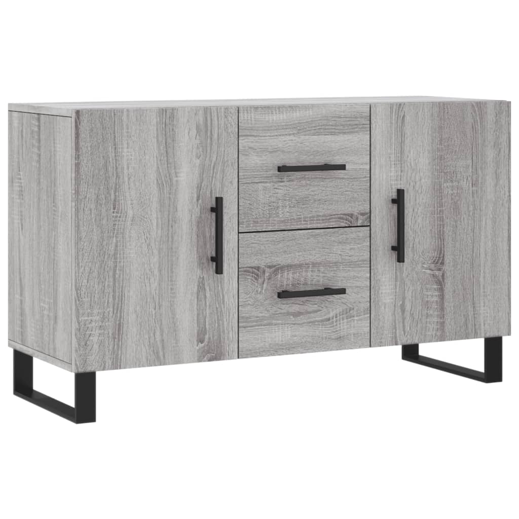 vidaXL Komoda, szary dąb sonoma, 100x36x60 cm, materiał drewnopochodny