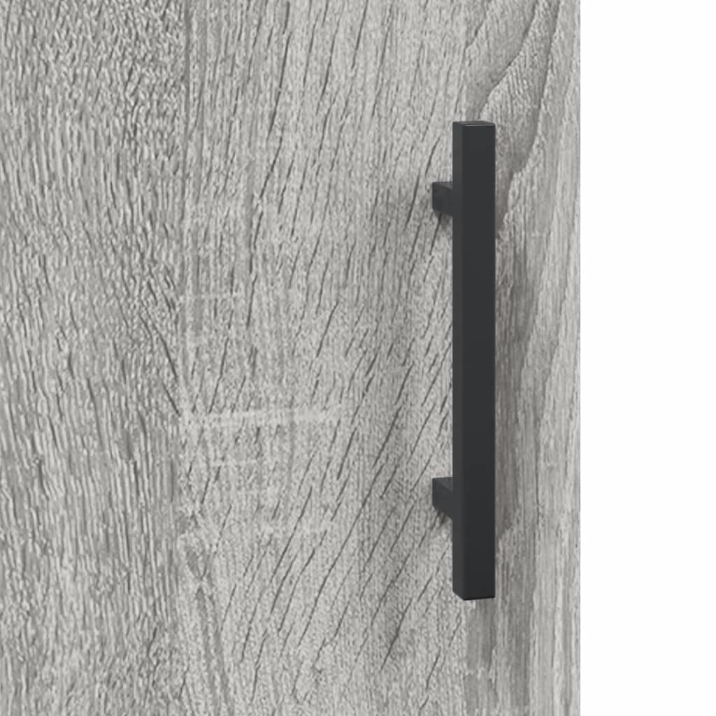 vidaXL Komoda, szary dąb sonoma, 100x36x60 cm, materiał drewnopochodny