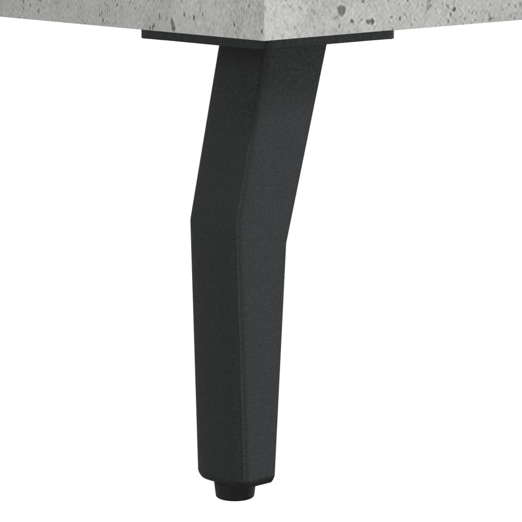 vidaXL Wysoka szafka, szarość betonu, 69,5x31x115 cm