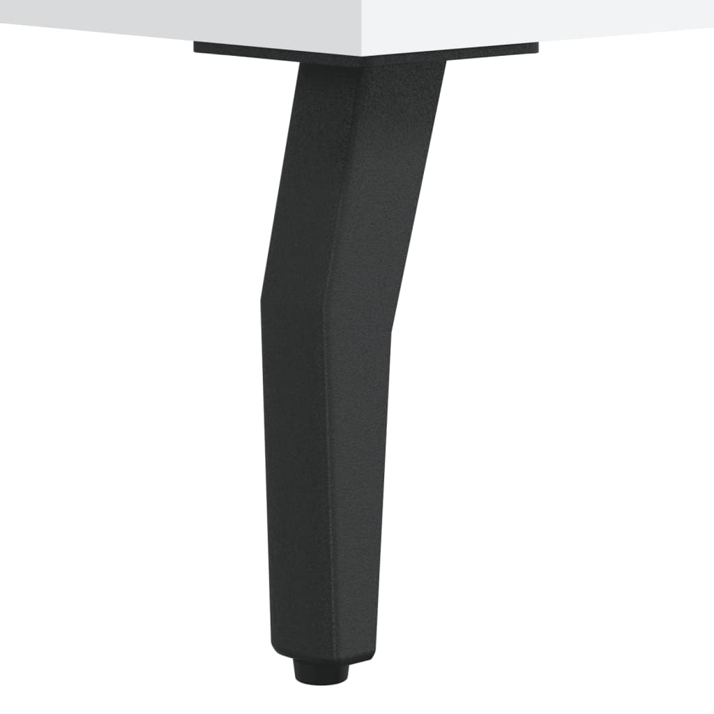 vidaXL Wysoka szafka, biała, 69,5x31x115 cm, materiał drewnopochodny