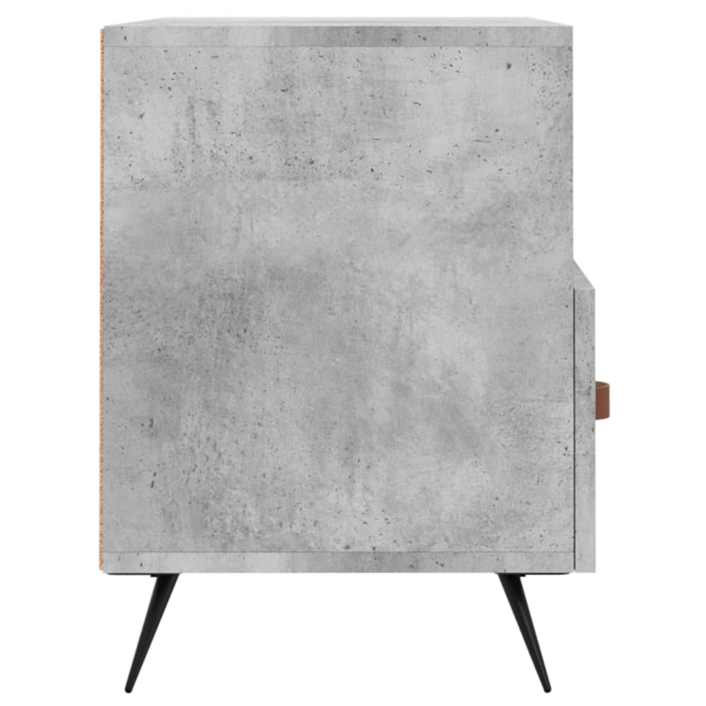 vidaXL Szafka pod TV, szarość betonu, 80x36x50 cm