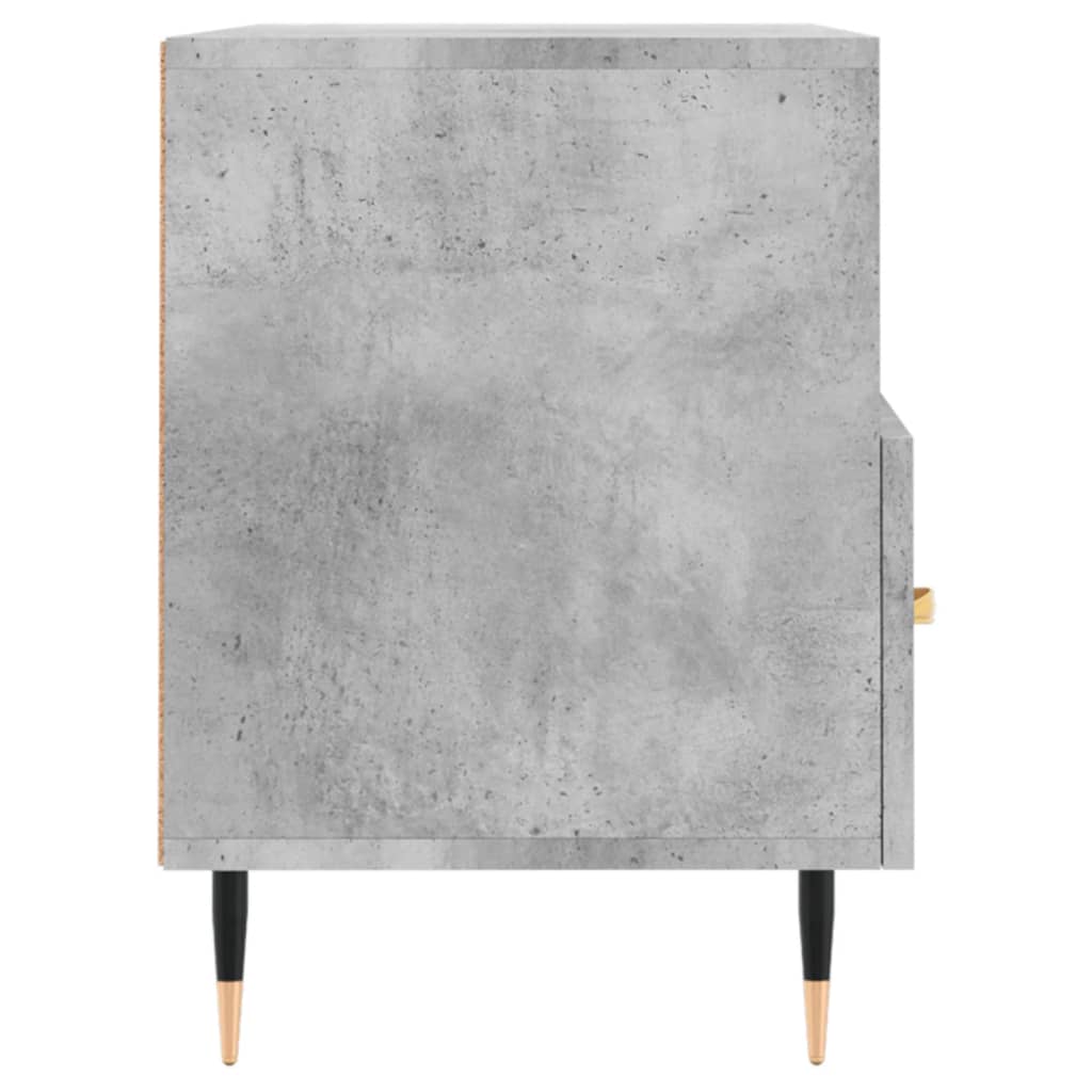 vidaXL Szafka pod TV, szarość betonu, 80x36x50 cm