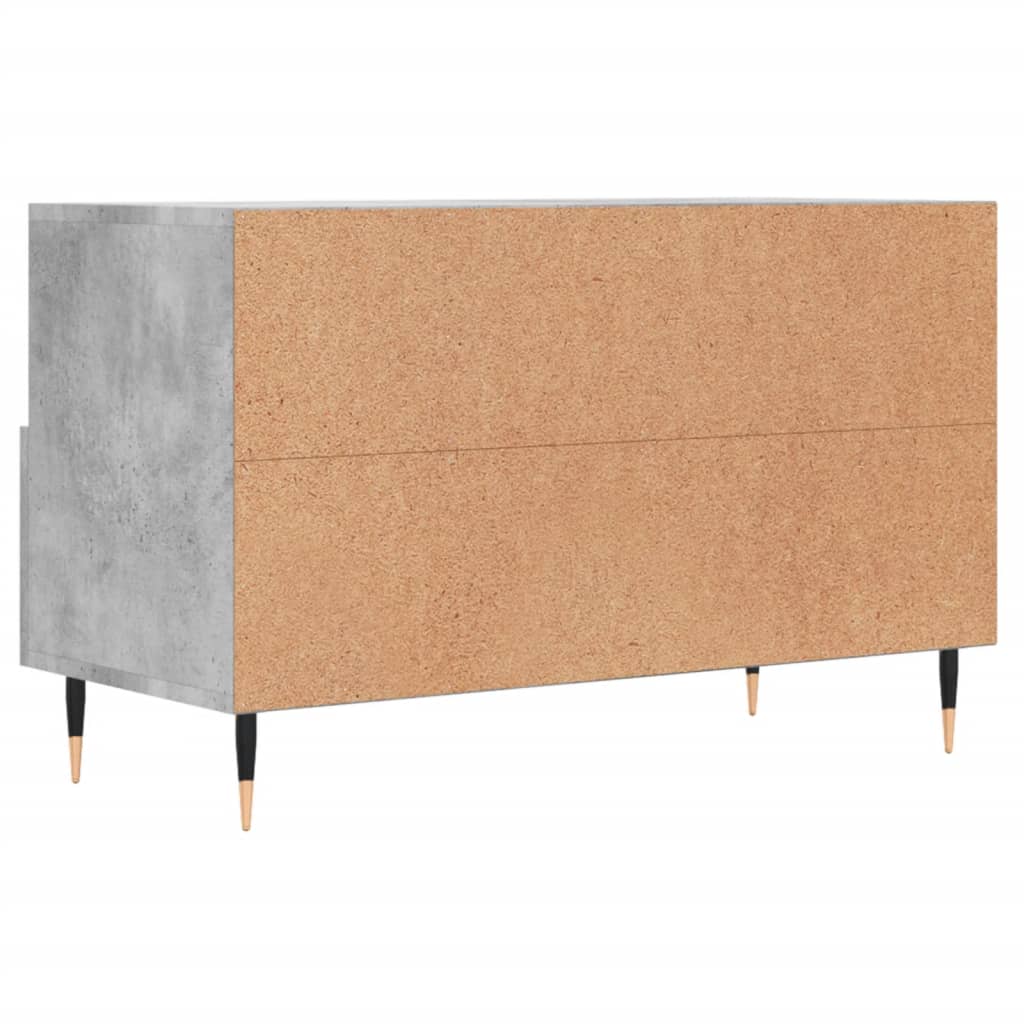vidaXL Szafka pod TV, szarość betonu, 80x36x50 cm