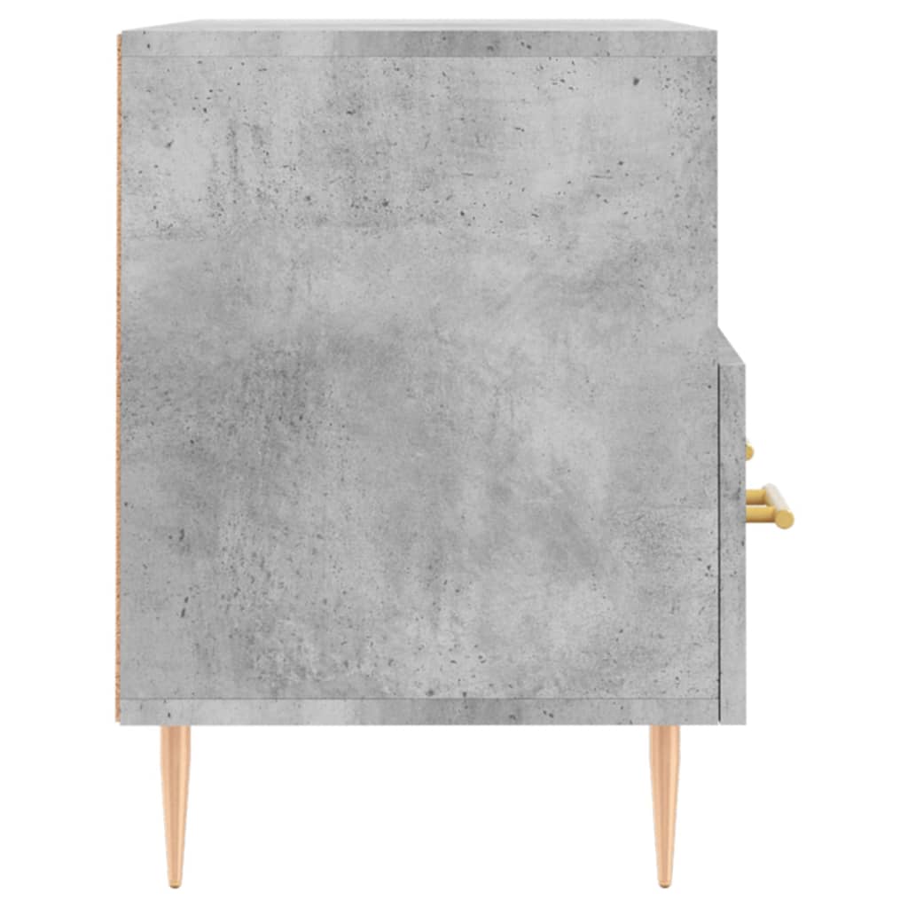vidaXL Szafka pod TV, szarość betonu, 80x36x50 cm