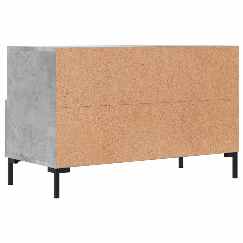 vidaXL Szafka pod TV, szarość betonu, 80x36x50 cm