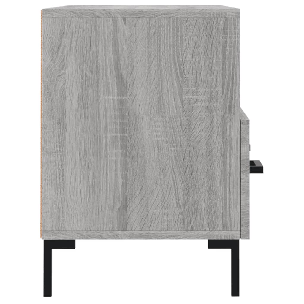 vidaXL Szafka pod telewizor, szary dąb sonoma, 80x36x50 cm