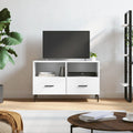 vidaXL Szafka pod TV, biała, 80x36x50 cm, materiał drewnopochodny