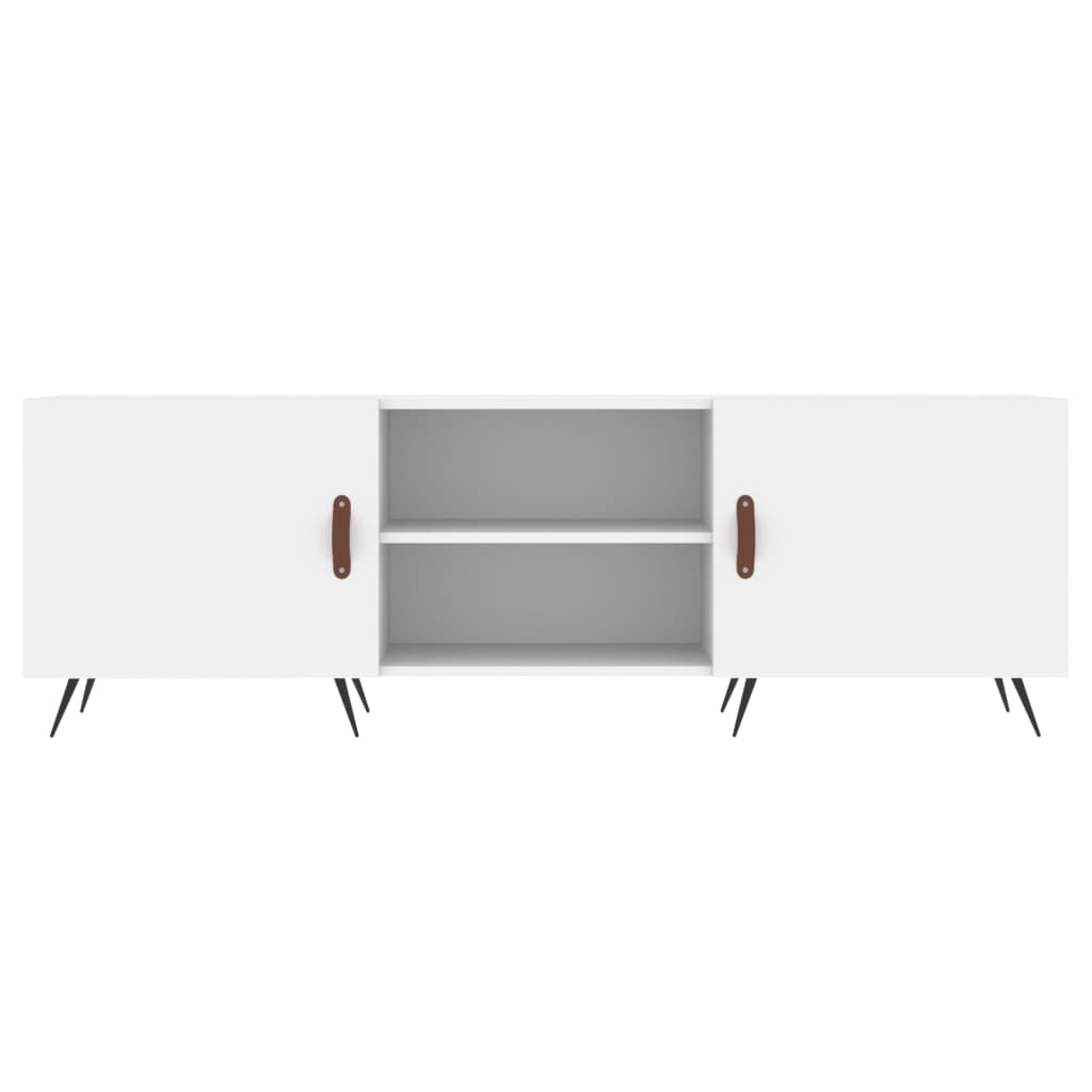 vidaXL Szafka pod TV, biała, 150x30x50 cm, materiał drewnopochodny