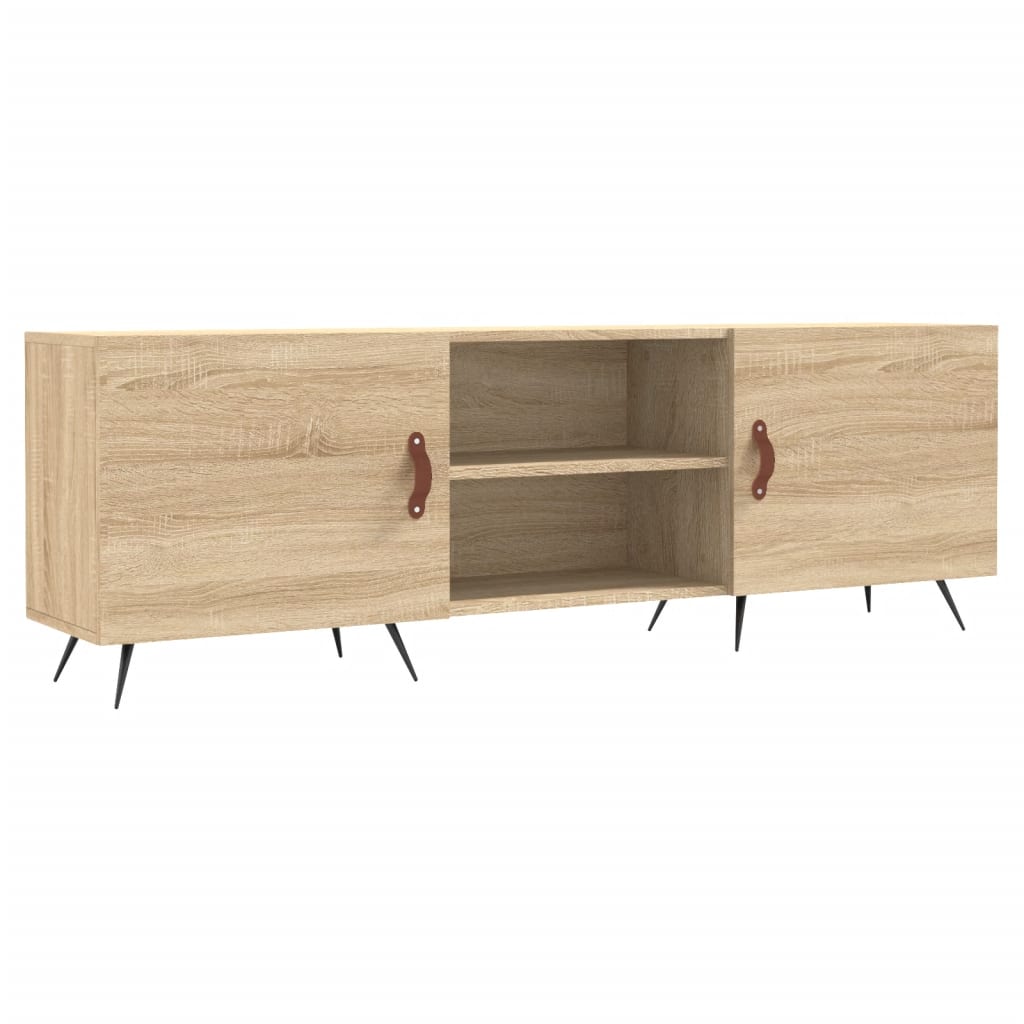 vidaXL Szafka TV, dąb sonoma, 150x30x50 cm, materiał drewnopochodny