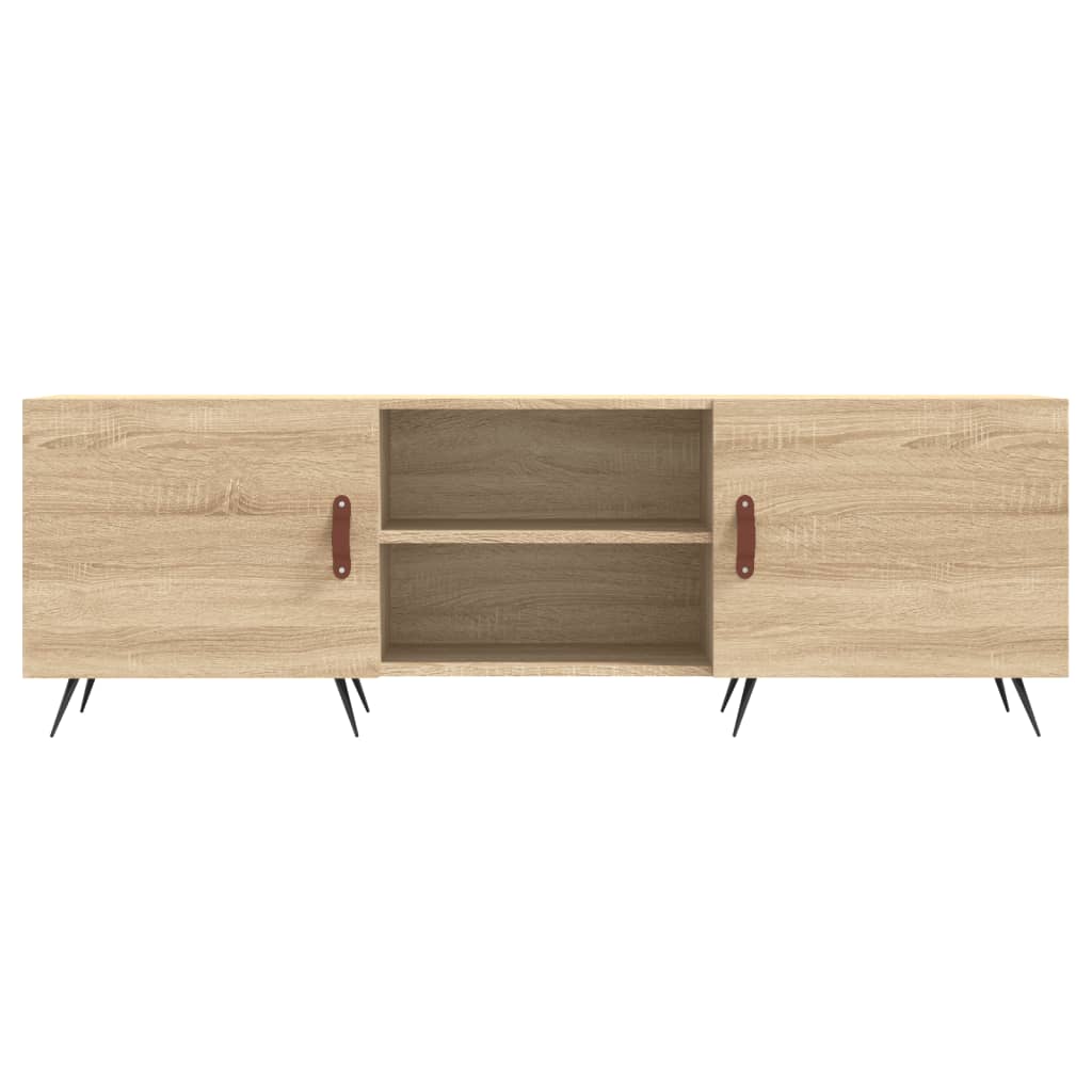 vidaXL Szafka TV, dąb sonoma, 150x30x50 cm, materiał drewnopochodny