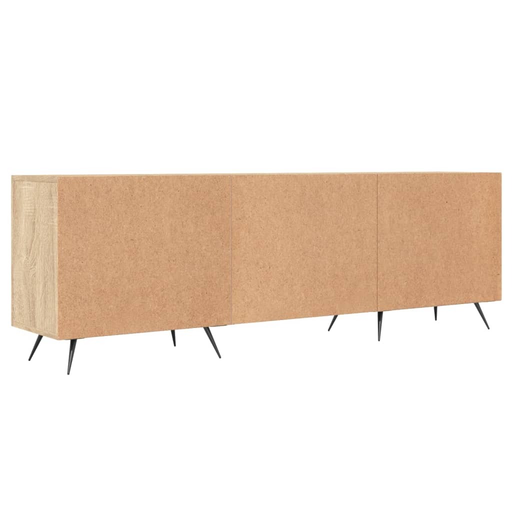 vidaXL Szafka TV, dąb sonoma, 150x30x50 cm, materiał drewnopochodny