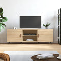 vidaXL Szafka TV, dąb sonoma, 150x30x50 cm, materiał drewnopochodny