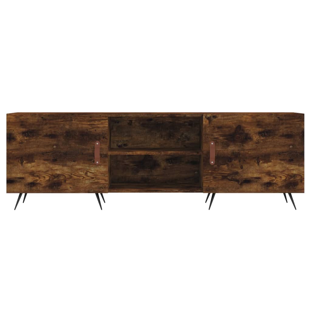 vidaXL Szafka pod telewizor, przydymiony dąb, 150x30x50 cm