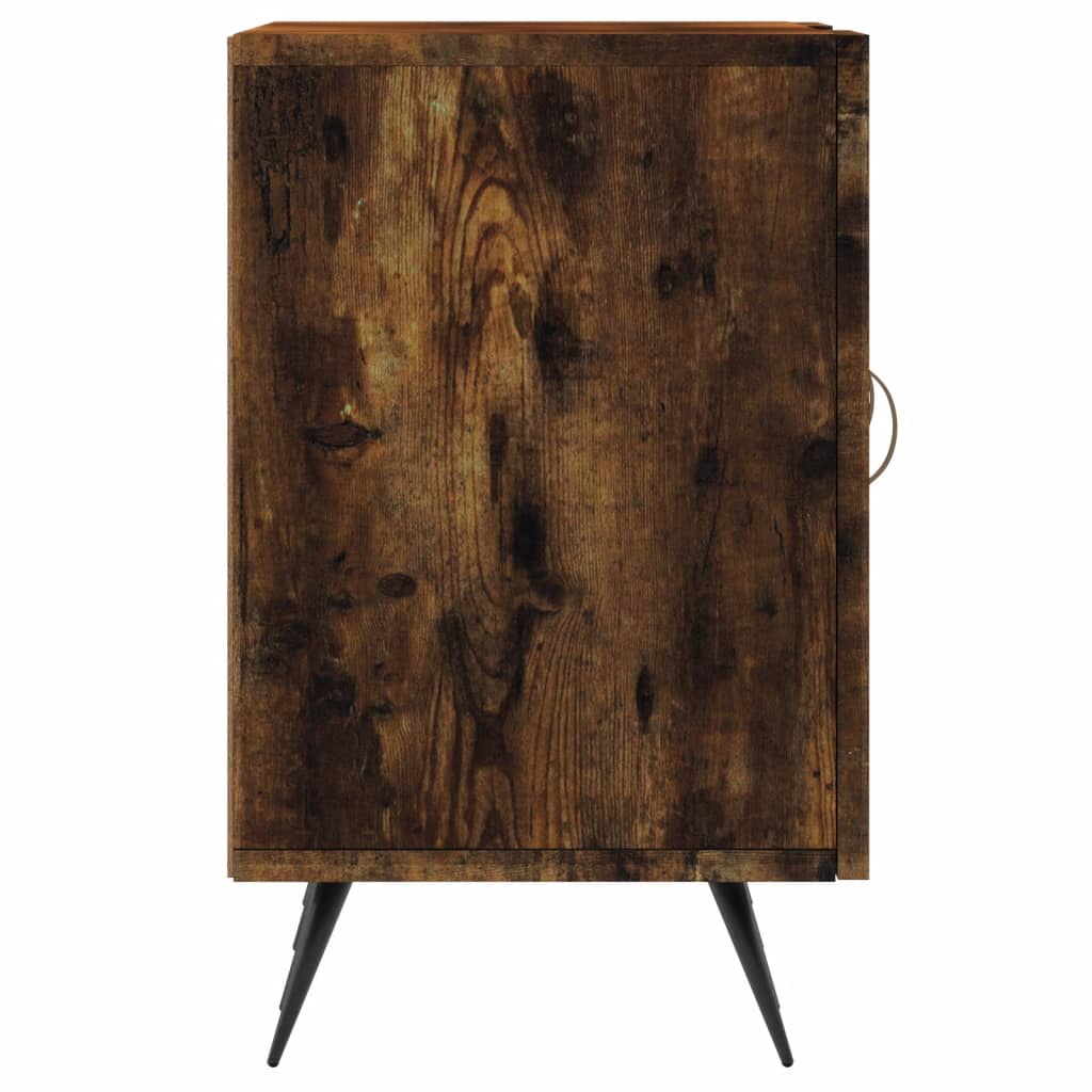 vidaXL Szafka pod telewizor, przydymiony dąb, 150x30x50 cm