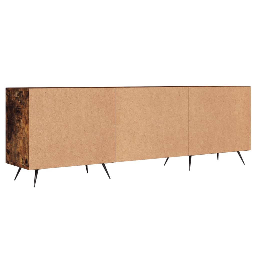 vidaXL Szafka pod telewizor, przydymiony dąb, 150x30x50 cm