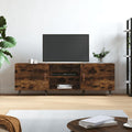 vidaXL Szafka pod telewizor, przydymiony dąb, 150x30x50 cm