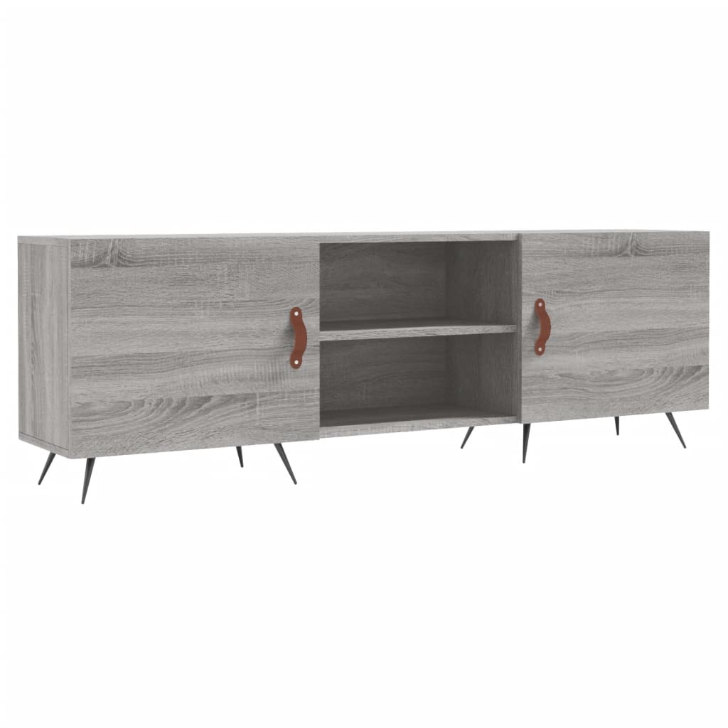 vidaXL Szafka pod telewizor, szary dąb sonoma, 150x30x50 cm
