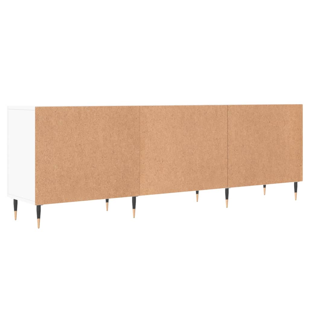 vidaXL Szafka pod TV, biała, 150x30x50 cm, materiał drewnopochodny