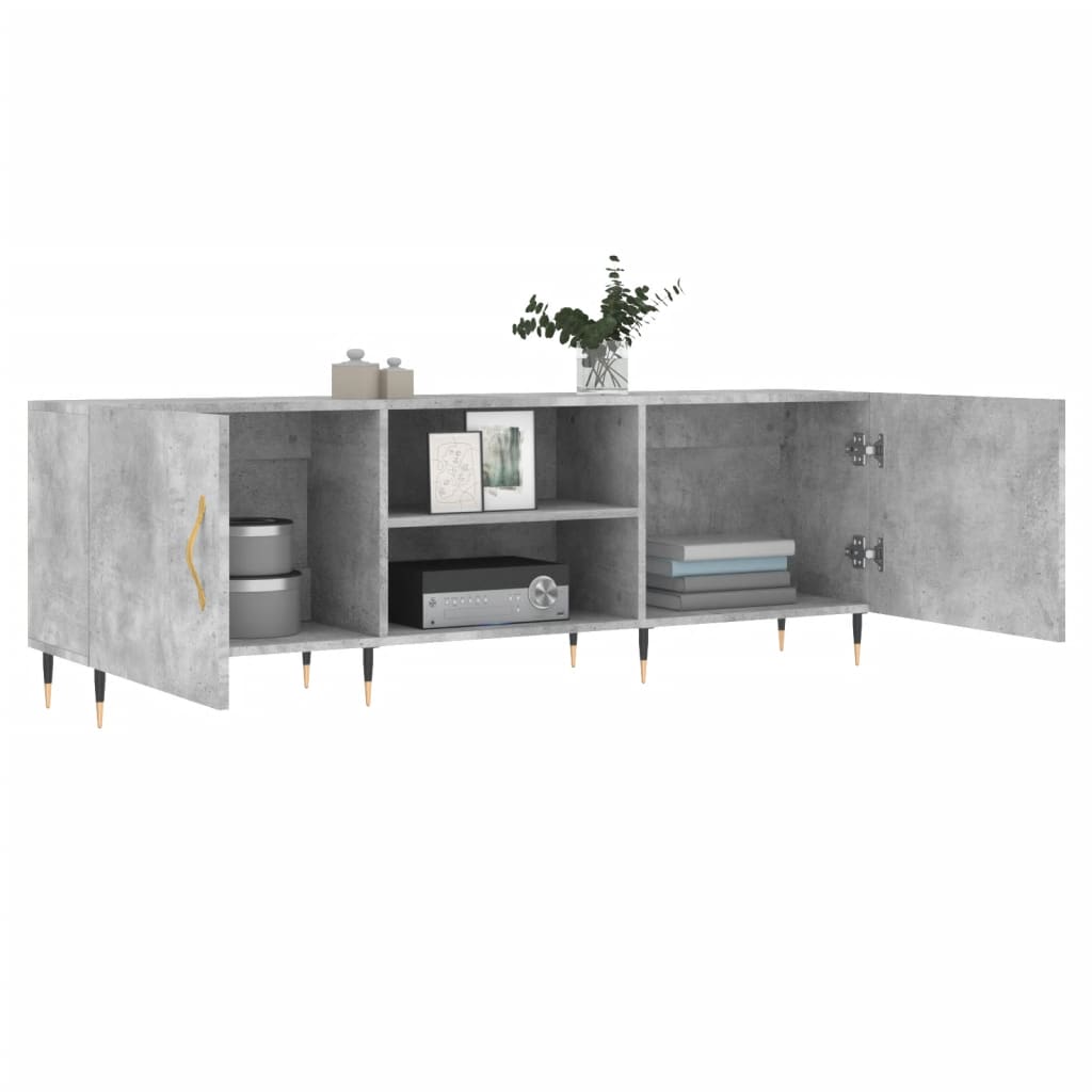vidaXL Szafka pod TV, szarość betonu, 150x30x50 cm