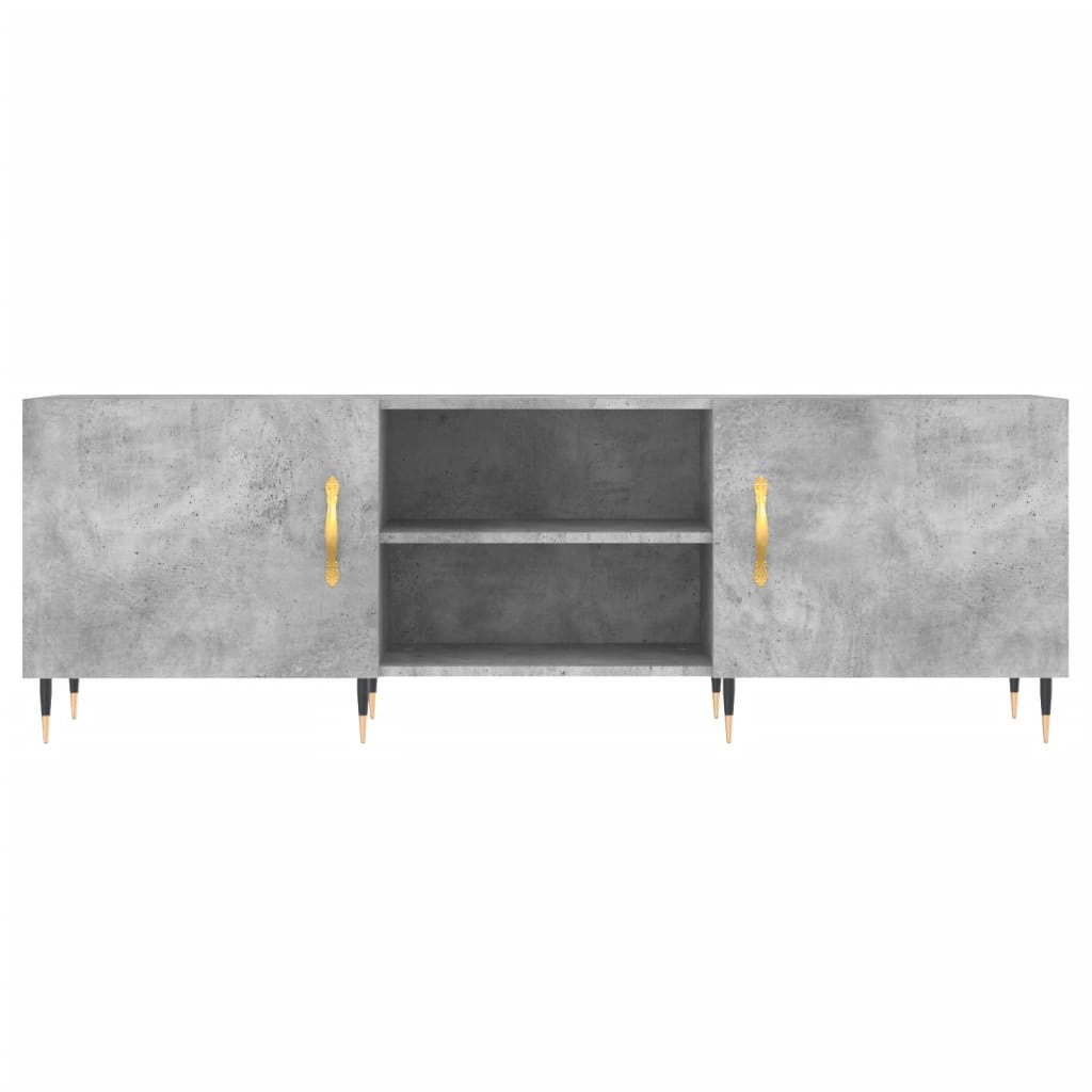 vidaXL Szafka pod TV, szarość betonu, 150x30x50 cm