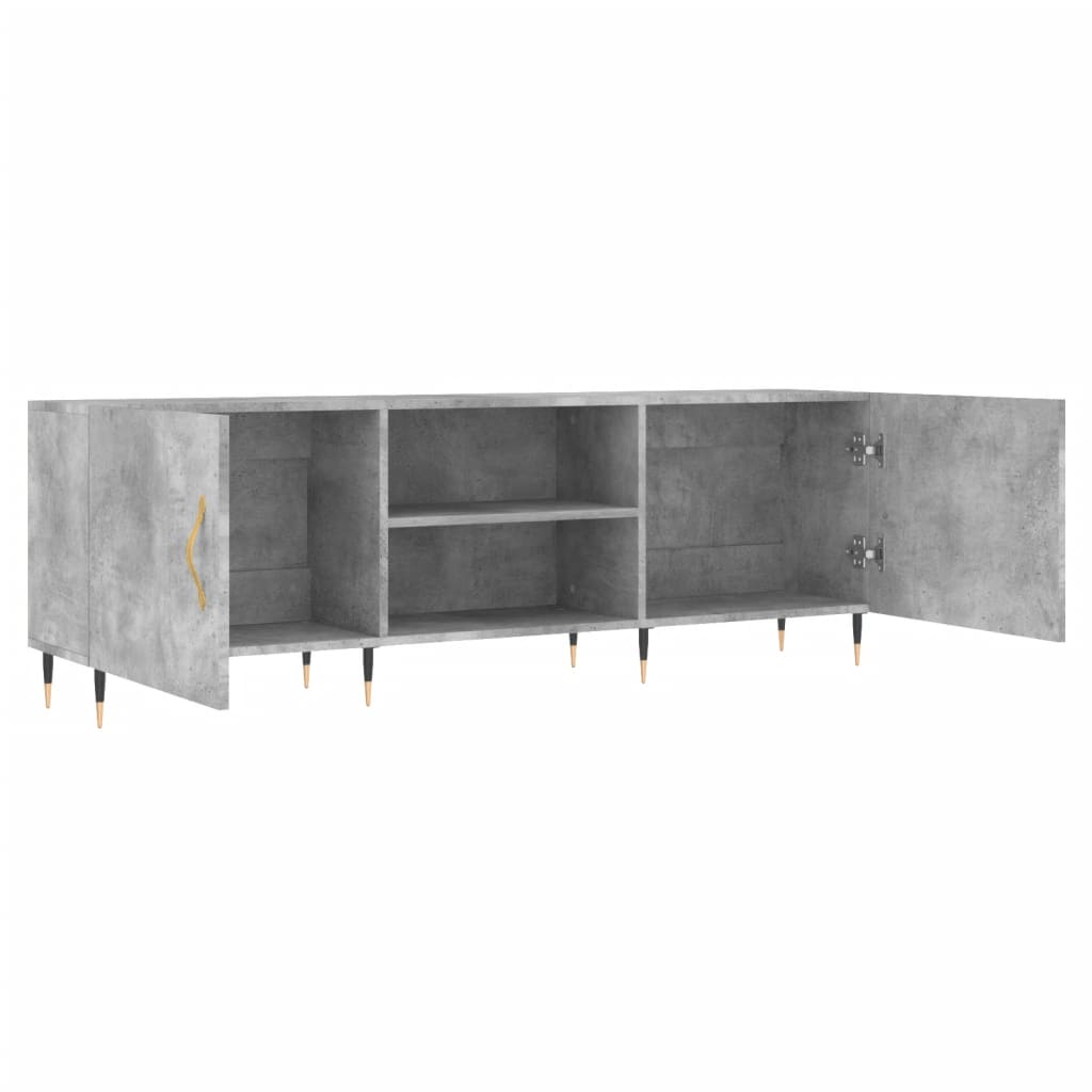 vidaXL Szafka pod TV, szarość betonu, 150x30x50 cm