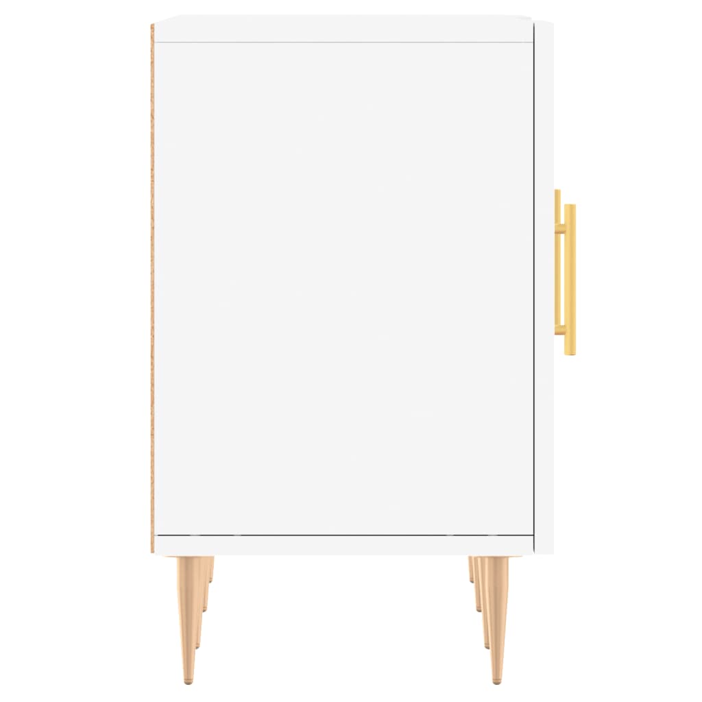 vidaXL Szafka pod TV, biała, 150x30x50 cm, materiał drewnopochodny
