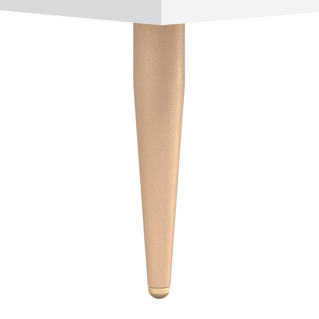 vidaXL Szafka pod TV, biała, 150x30x50 cm, materiał drewnopochodny