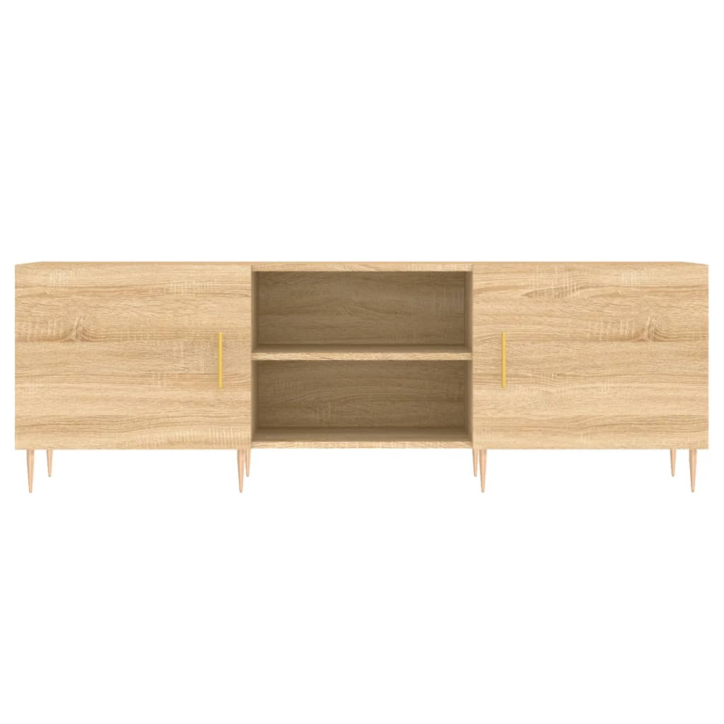 vidaXL Szafka TV, dąb sonoma, 150x30x50 cm, materiał drewnopochodny