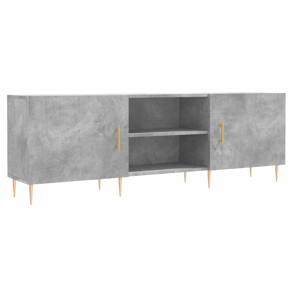 vidaXL Szafka pod TV, szarość betonu, 150x30x50 cm
