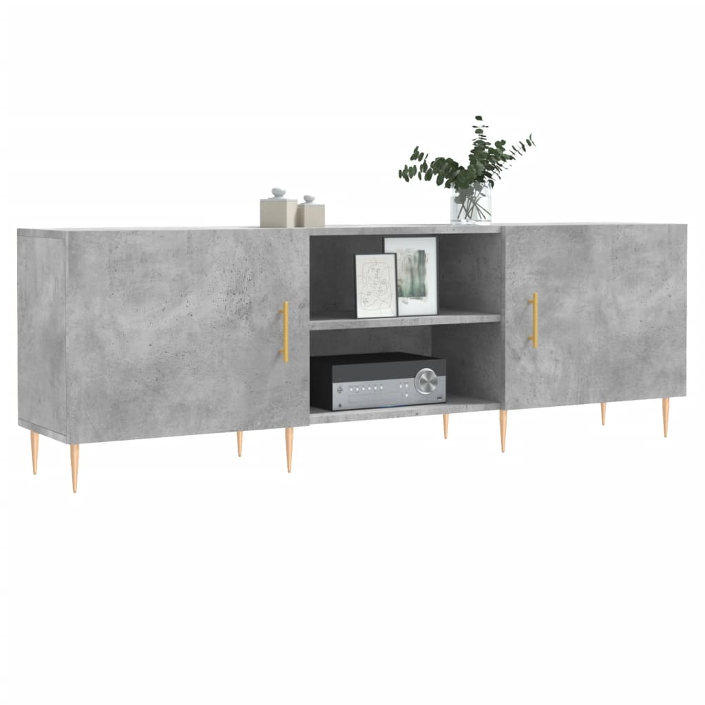 vidaXL Szafka pod TV, szarość betonu, 150x30x50 cm