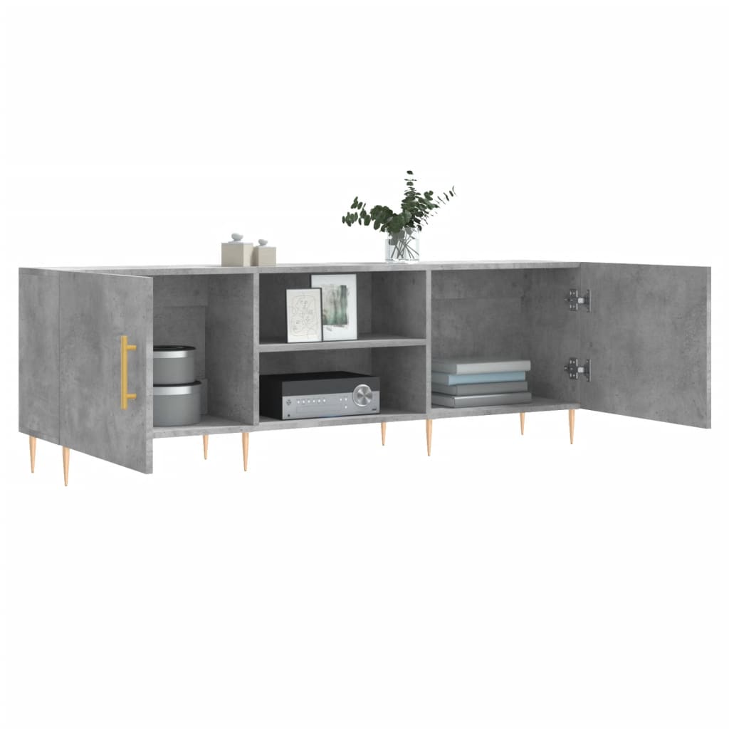 vidaXL Szafka pod TV, szarość betonu, 150x30x50 cm