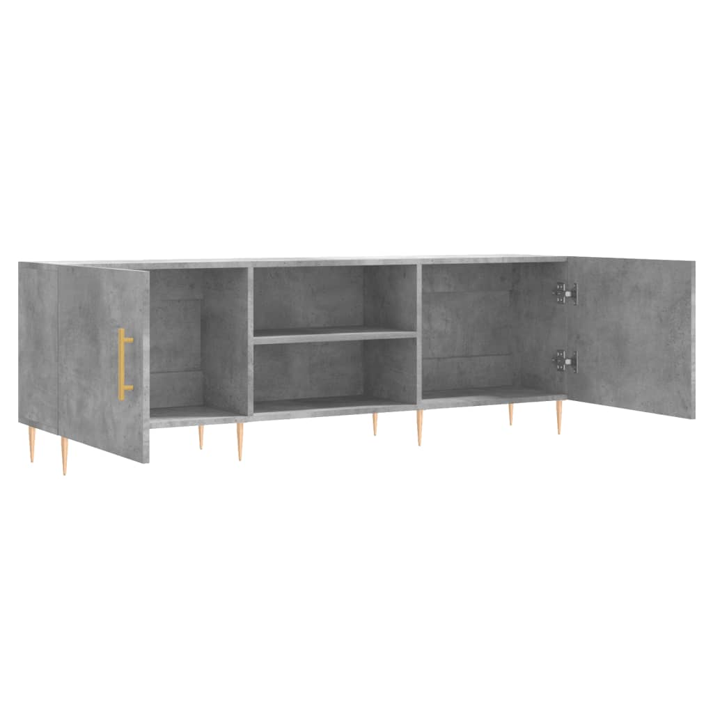 vidaXL Szafka pod TV, szarość betonu, 150x30x50 cm