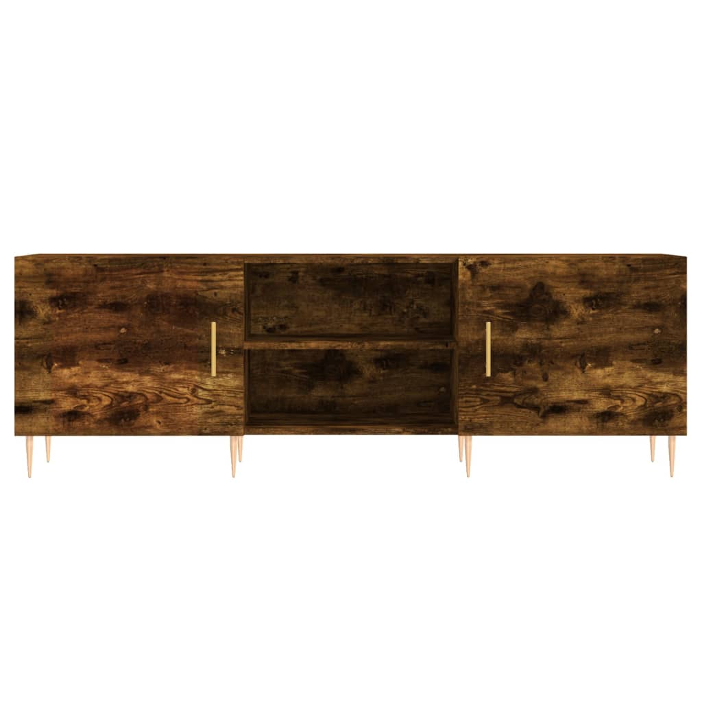 vidaXL Szafka pod telewizor, przydymiony dąb, 150x30x50 cm