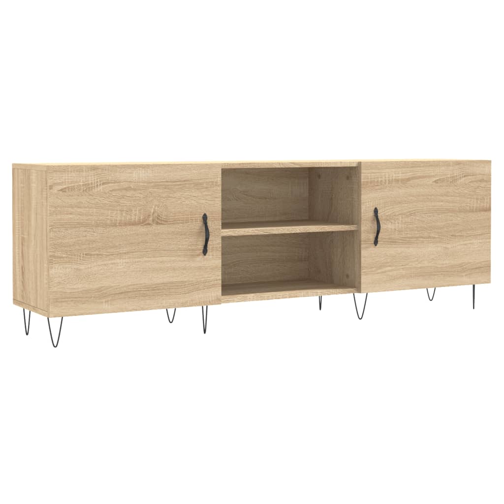vidaXL Szafka TV, dąb sonoma, 150x30x50 cm, materiał drewnopochodny
