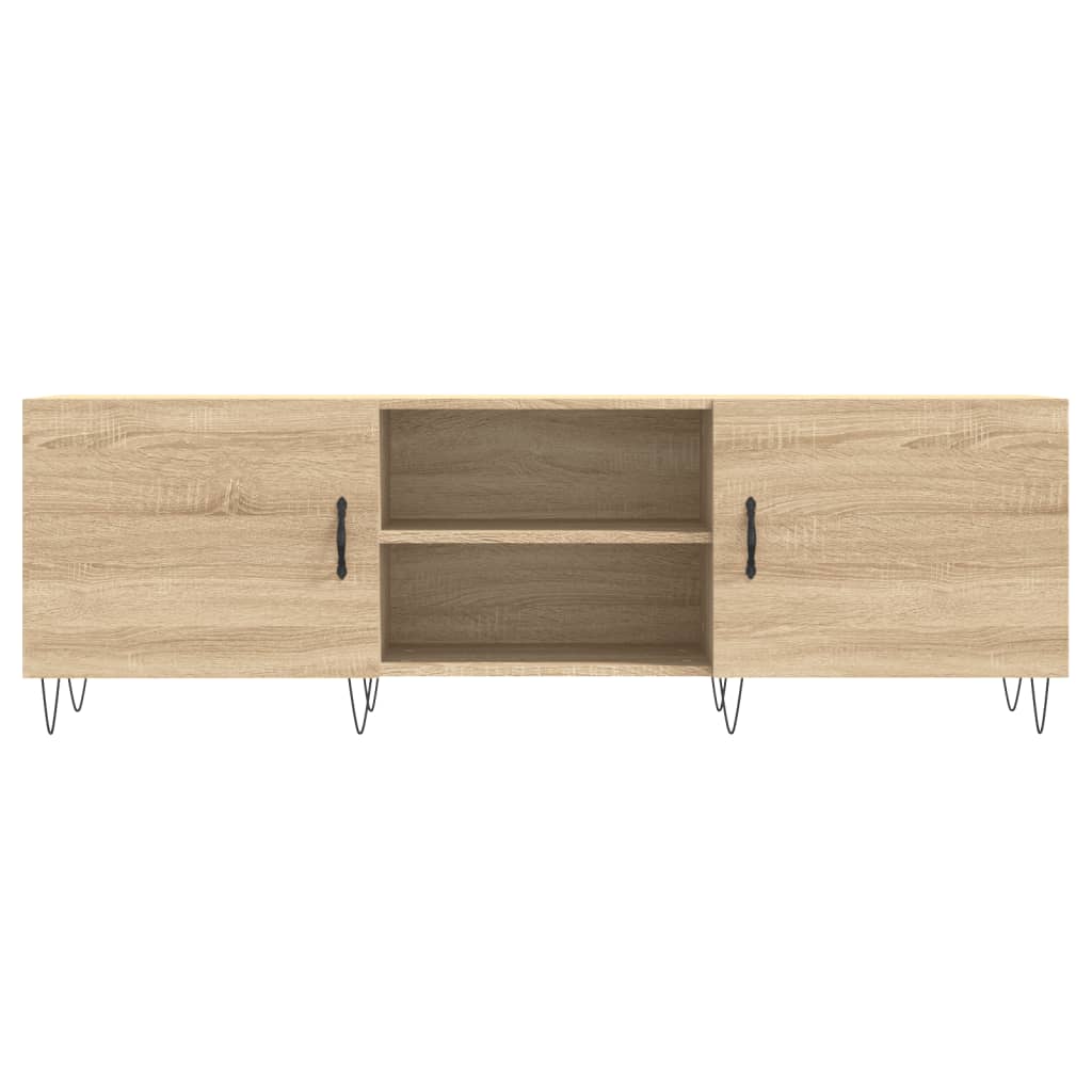 vidaXL Szafka TV, dąb sonoma, 150x30x50 cm, materiał drewnopochodny
