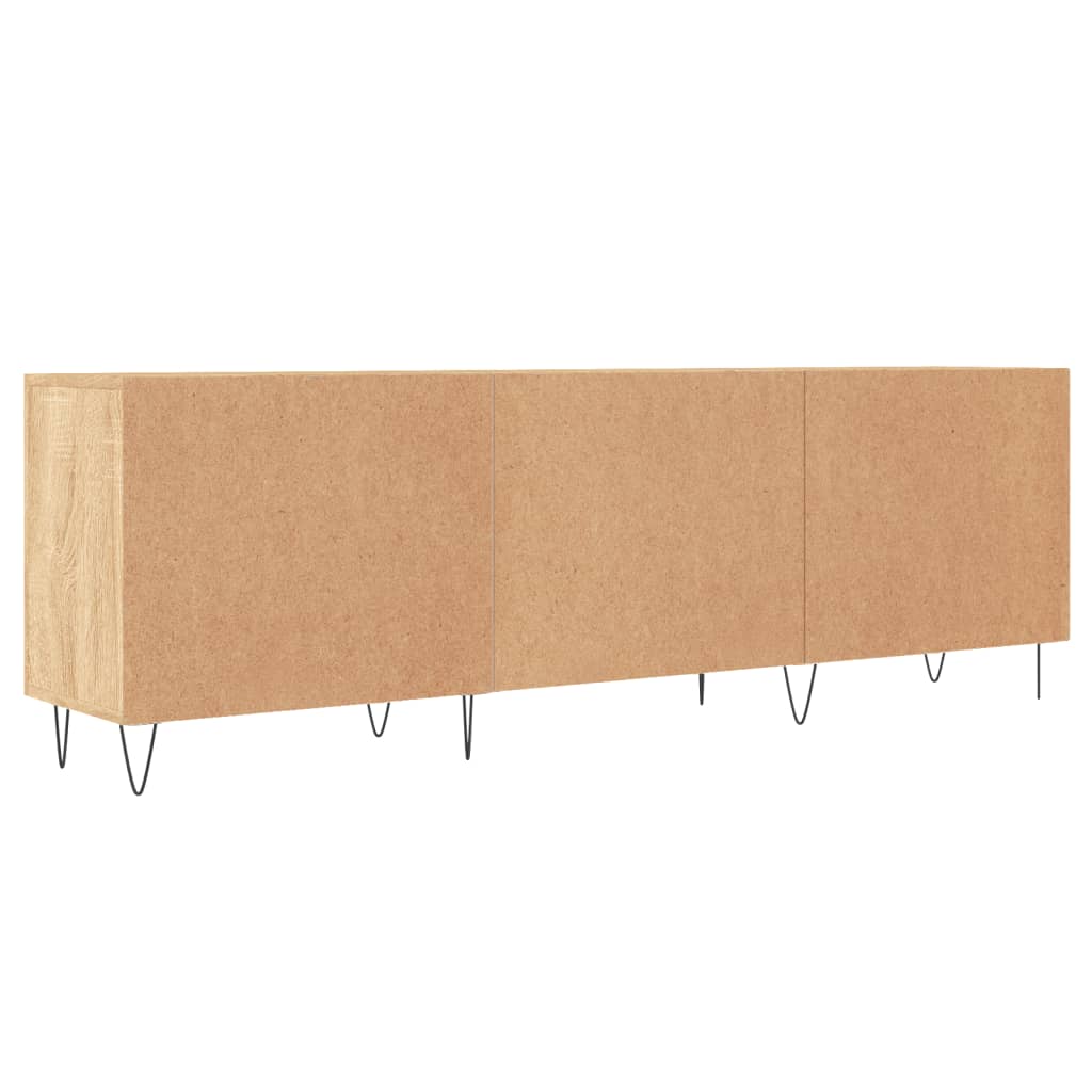 vidaXL Szafka TV, dąb sonoma, 150x30x50 cm, materiał drewnopochodny