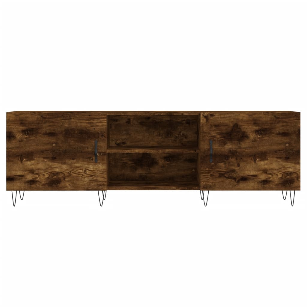 vidaXL Szafka pod telewizor, przydymiony dąb, 150x30x50 cm