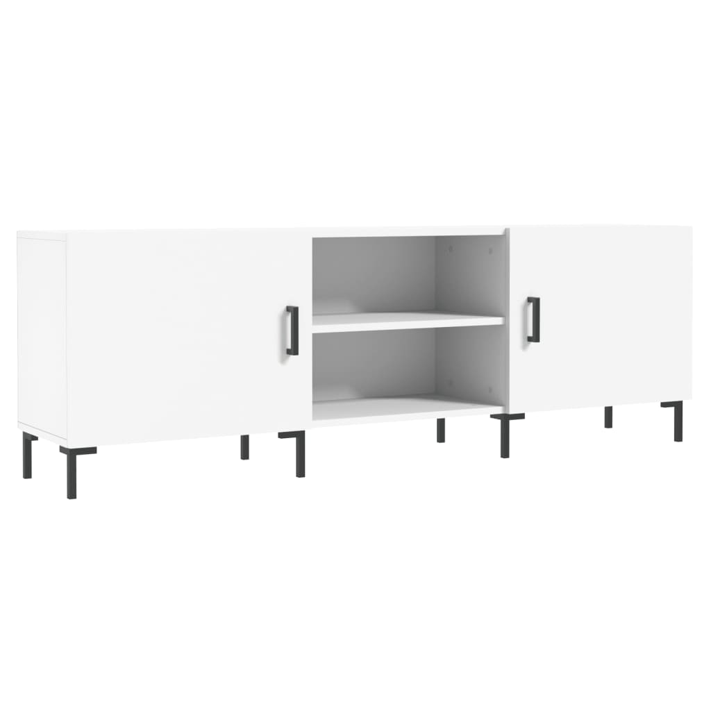 vidaXL Szafka pod TV, biała, 150x30x50 cm, materiał drewnopochodny