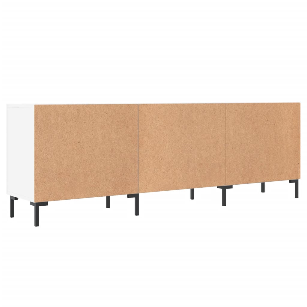 vidaXL Szafka pod TV, biała, 150x30x50 cm, materiał drewnopochodny