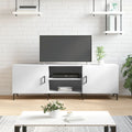vidaXL Szafka pod TV, biała, 150x30x50 cm, materiał drewnopochodny