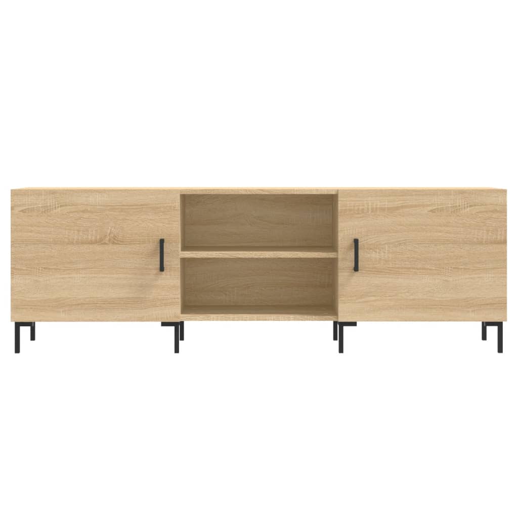 vidaXL Szafka TV, dąb sonoma, 150x30x50 cm, materiał drewnopochodny