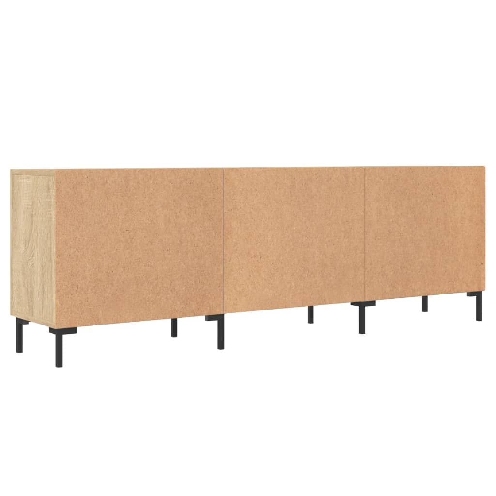 vidaXL Szafka TV, dąb sonoma, 150x30x50 cm, materiał drewnopochodny