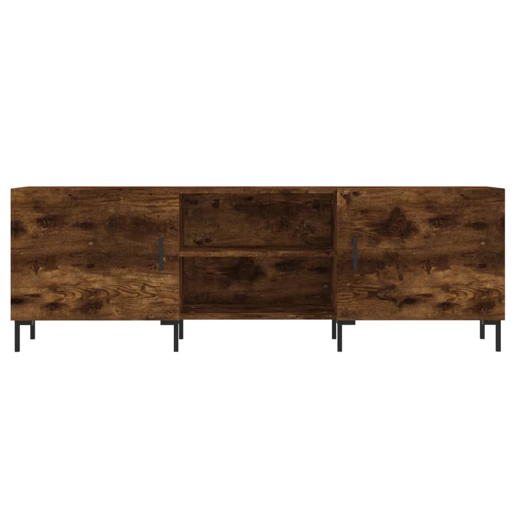 vidaXL Szafka pod telewizor, przydymiony dąb, 150x30x50 cm