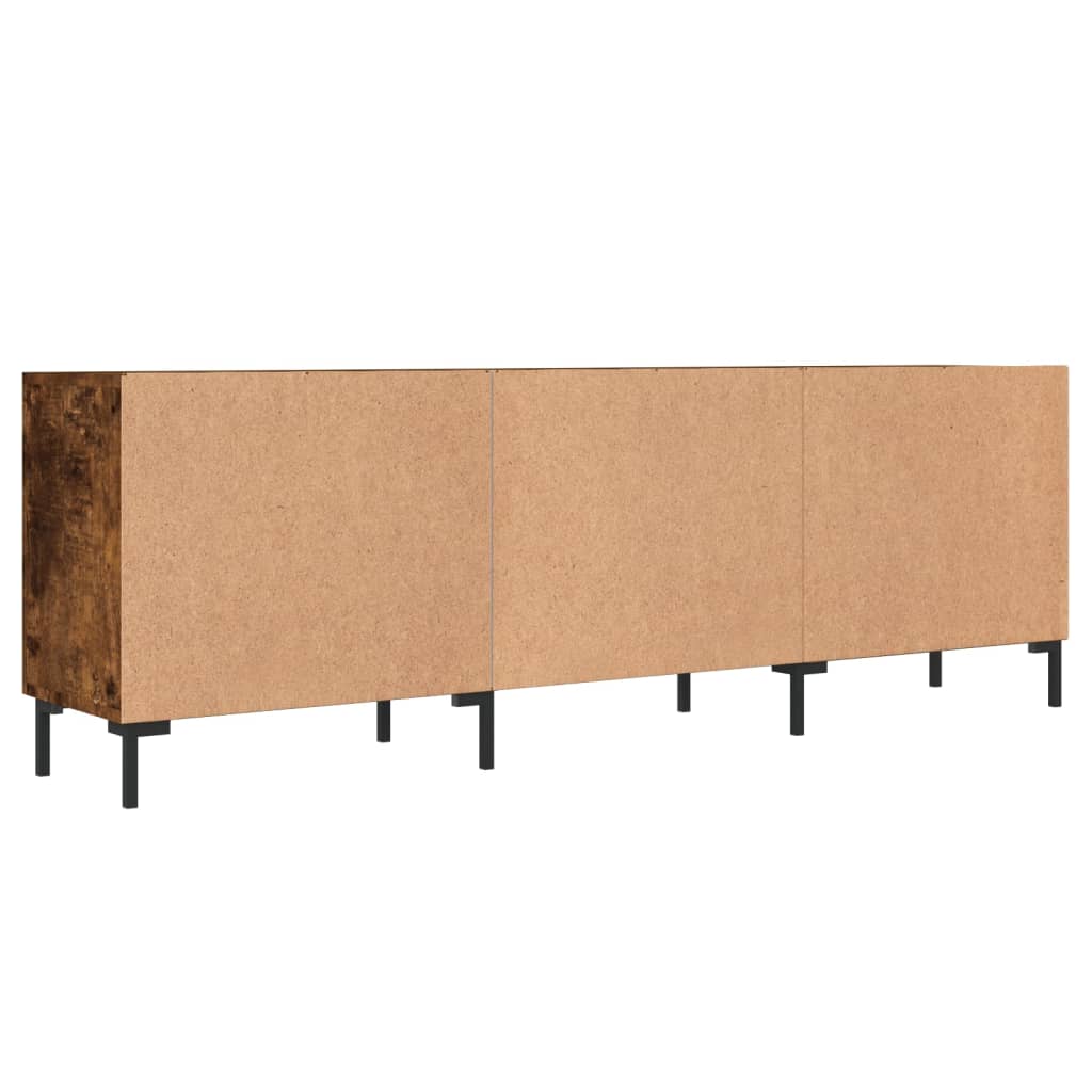 vidaXL Szafka pod telewizor, przydymiony dąb, 150x30x50 cm