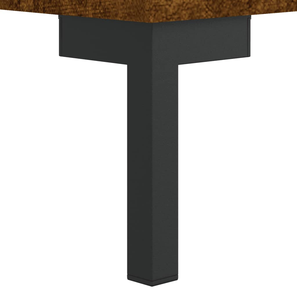 vidaXL Szafka pod telewizor, przydymiony dąb, 150x30x50 cm