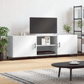 vidaXL Szafka pod TV, biała, 150x30x50 cm, materiał drewnopochodny