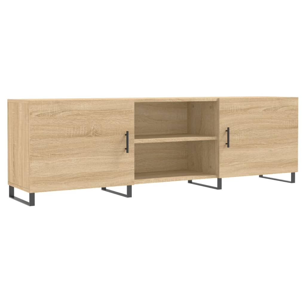 vidaXL Szafka TV, dąb sonoma, 150x30x50 cm, materiał drewnopochodny