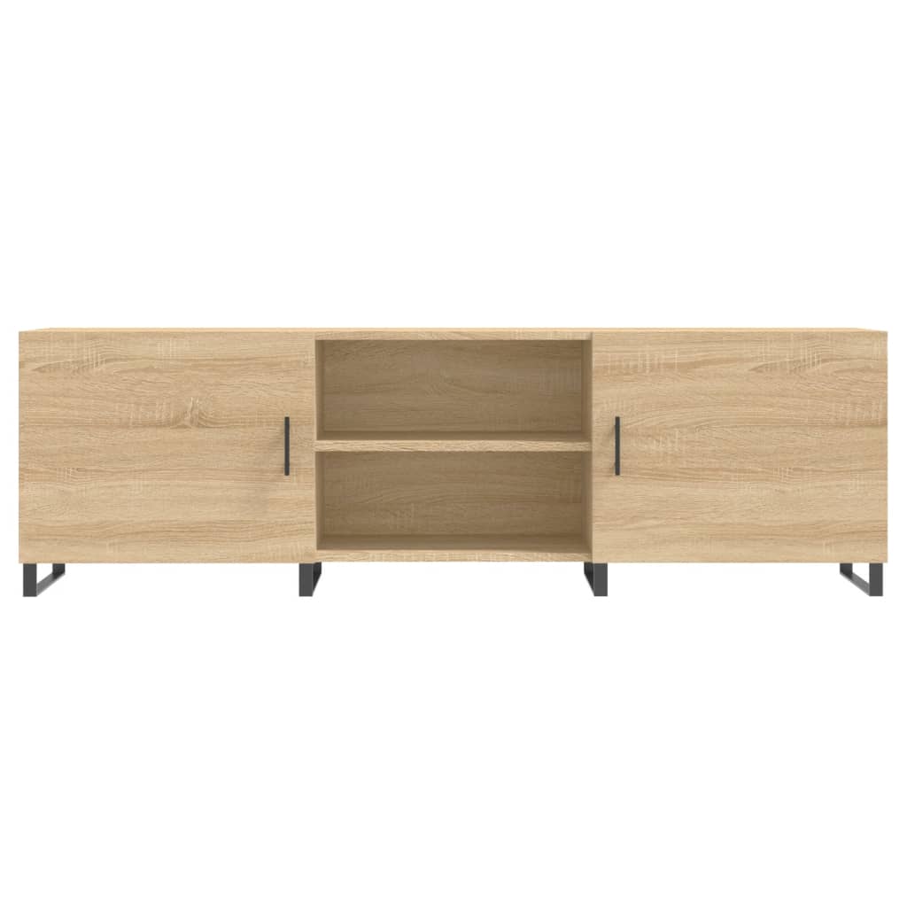 vidaXL Szafka TV, dąb sonoma, 150x30x50 cm, materiał drewnopochodny